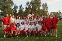 Integrantes de los equipos espaoles de Rugby