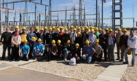 Alumnos de la Politcnica Superior visitan instalaciones de generacin y gestin elctrica