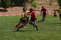 Encuentro entre Espaa y Gran Bretaa en el Mundial Universitario de Rugby