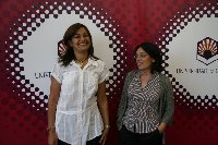 Valentina Mariotti y Concha Mateos en la presentacin del curso 