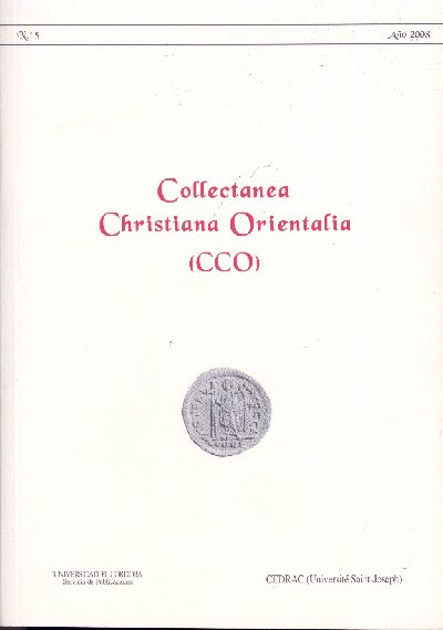 El Servicio de Publicaciones de la UCO publica el quinto nmero de la revista Collectanea Cristiana Orientalia