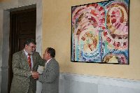 Manuel Moreno dona su cuadro ' Arcos' a la Universidad de Crdoba