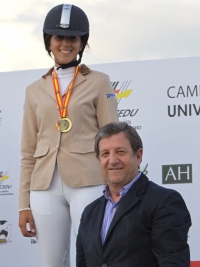 La campeona de Espaa, Paula Moya